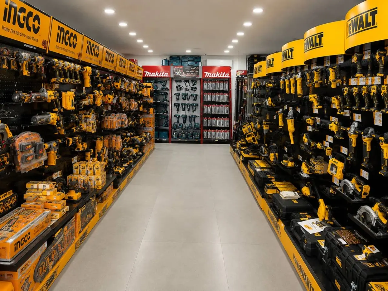 DIY shop and power tools store in Paphos — Makita, DeWalt, Ingco