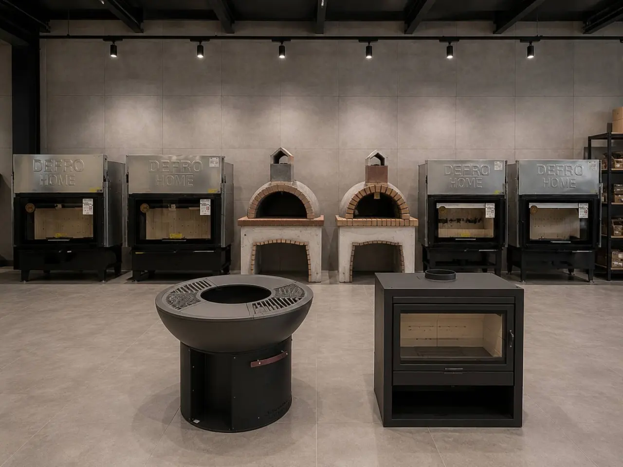Fireplaces, wood ovens and outdoor living showroom in Paphos — Defro Home